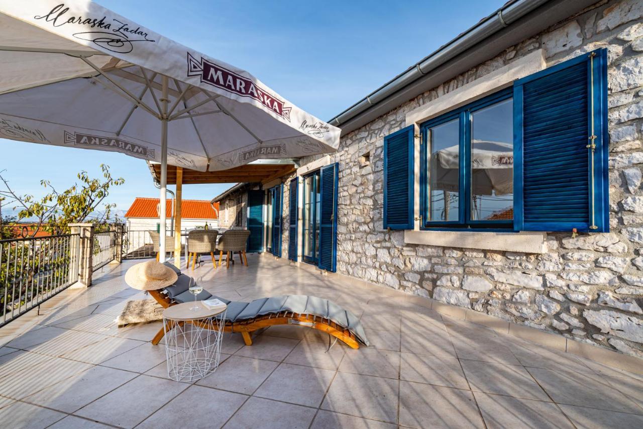 Ferienhaus Kuca Marija - Traditionelles Steinhaus Bei Zadar Debeljak Luaran gambar